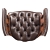 12028 BROWN Кабинетное кресло