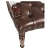 12028 BROWN Кабинетное кресло