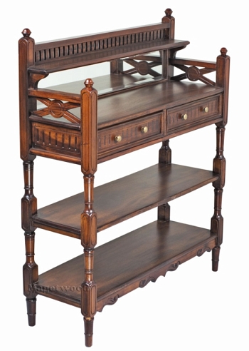 MC06 Стеллаж деревянный 95х35х110