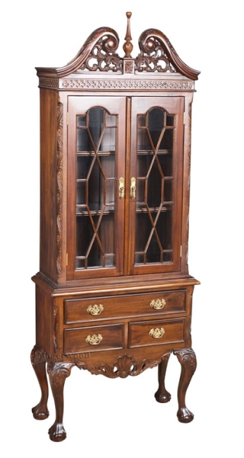 CT15 Книжный шкаф в стиле Чиппендейл 70х35х180